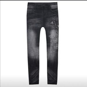 ✅ Denim leggings for sizes 6, 8, & 10 (Stretchy)